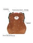 Cartoon bear-shaped wraparound lumbar support pillow