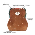 Cartoon bear-shaped wraparound lumbar support pillow
