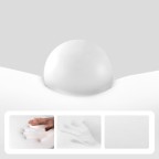 Cute cartoon bear-shaped knitted backrest pillow