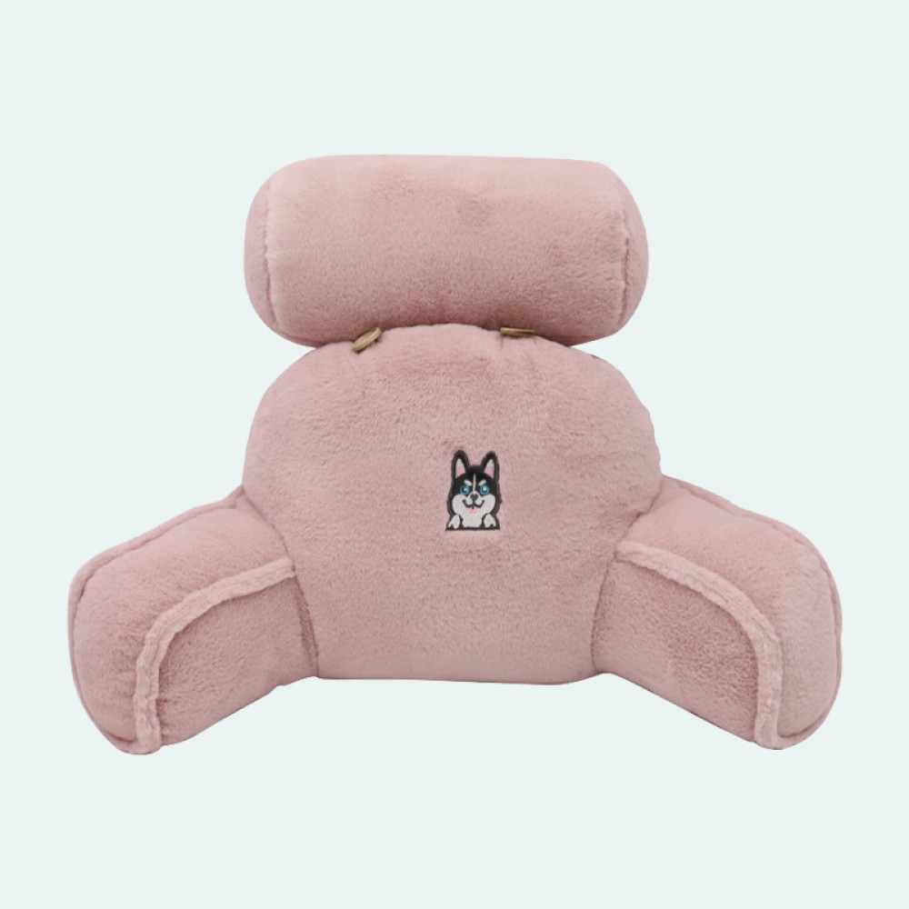 Cartoon Plush U-Shaped Lumbar Support Cushion
