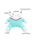 Plush U-shaped lumbar support backrest pillow