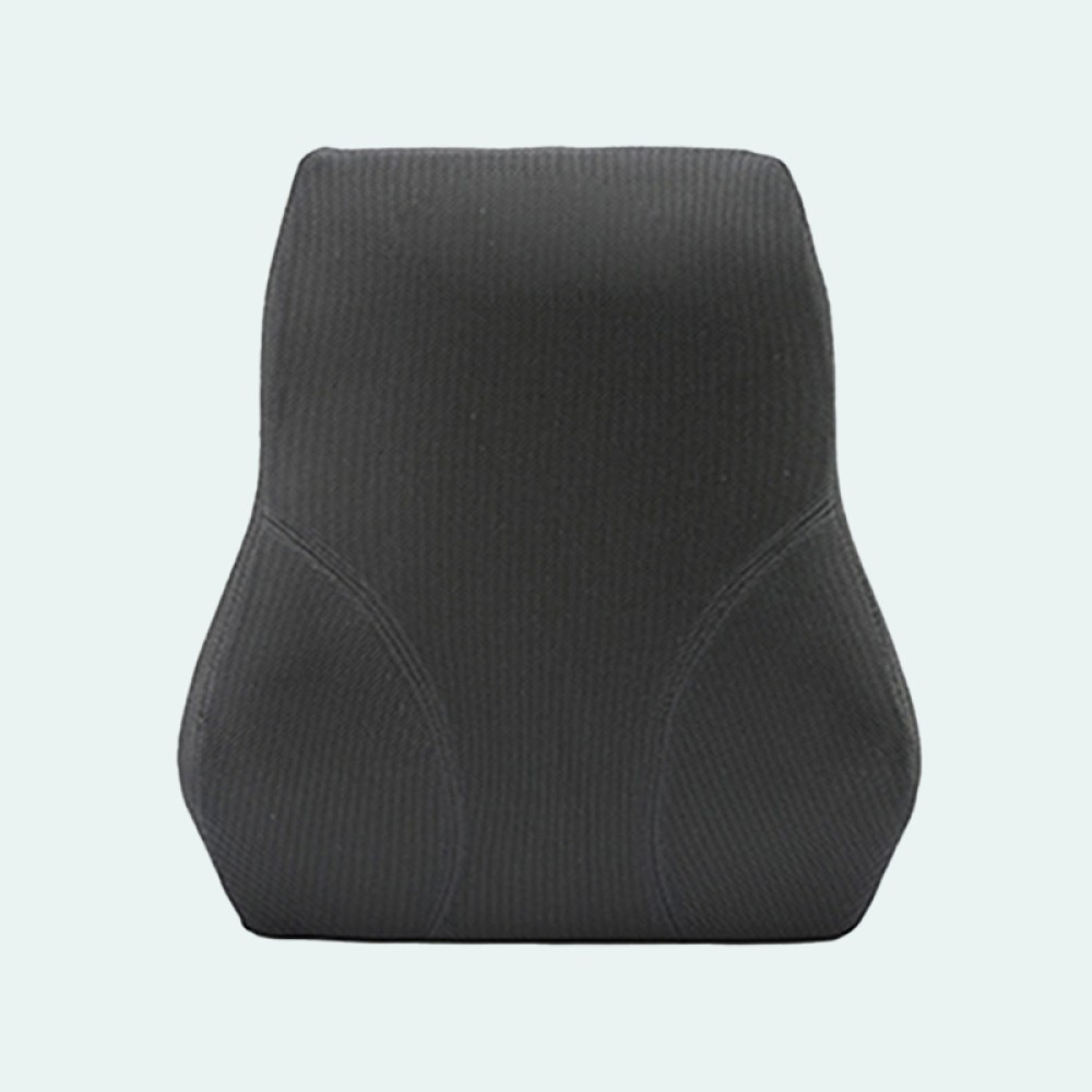 Black lumbar support and correction cushion