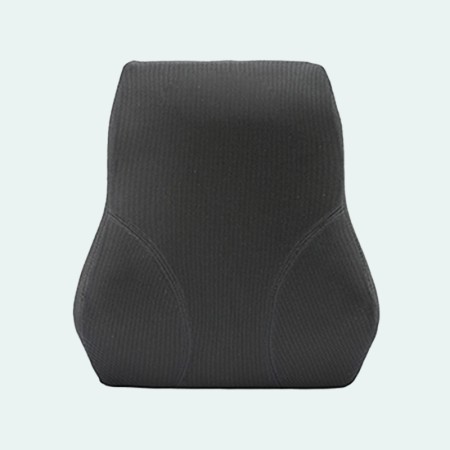 Black lumbar support and correction cushion