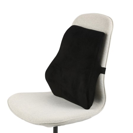 Black lumbar support and correction cushion