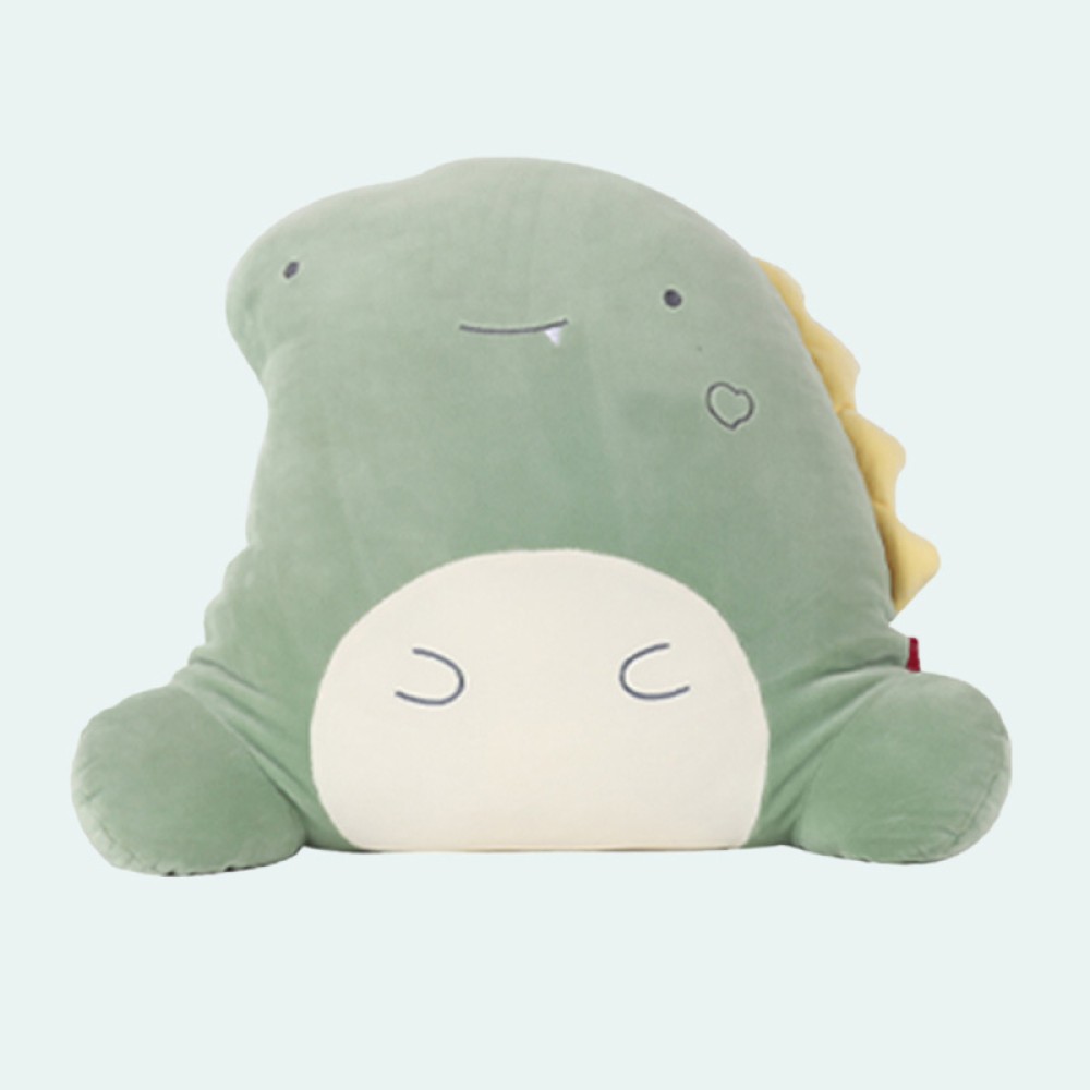 Animal-shaped plush back support pillow