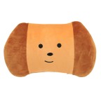 Cute cartoon dog-shaped memory foam lumbar support pillow