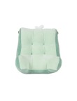 Knitted plush soft and resilient lumbar support pillow
