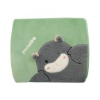 Cute cartoon animal memory foam lumbar support pillow