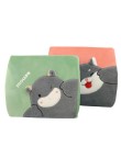 Cute cartoon animal memory foam lumbar support pillow