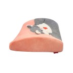 Cute cartoon animal memory foam lumbar support pillow