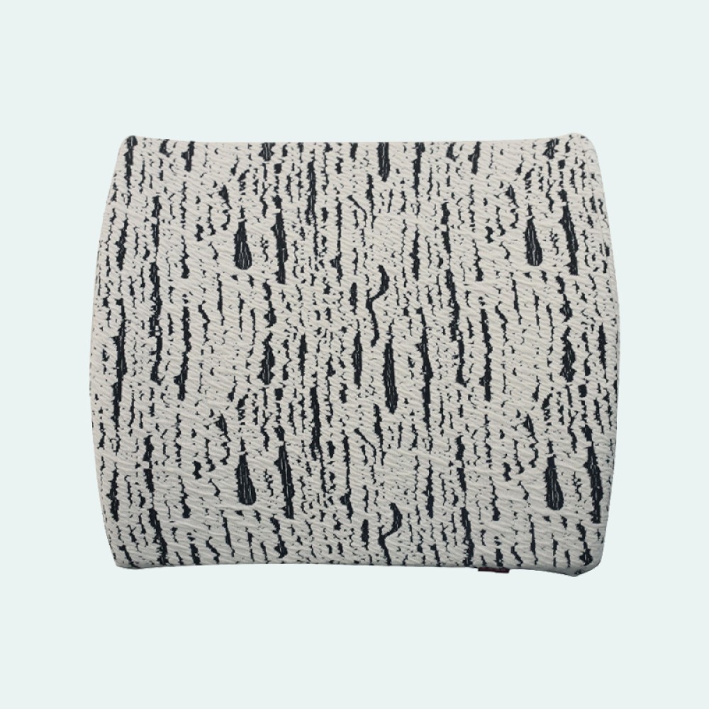 Minimalist modern memory foam lumbar support pillow