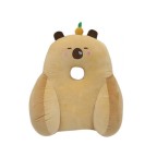 Cartoon animal plush lumbar support pillow