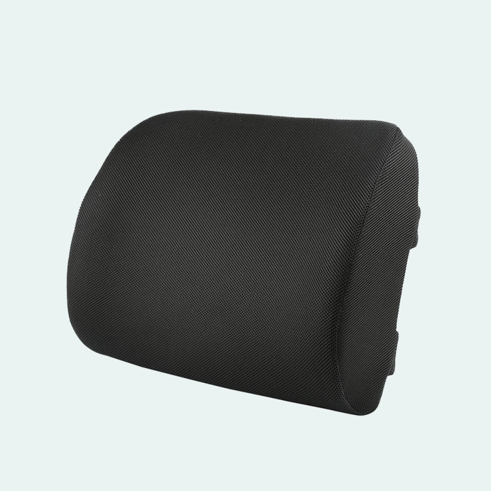 Ergonomic memory foam lumbar support pad