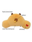 Kapibara Round Plush Lumbar Pillow