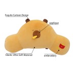 Kapibara Round Plush Lumbar Pillow