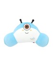 Cute cartoon round plush lumbar support pillow