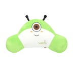 Cute cartoon round plush lumbar support pillow