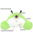Cute cartoon round plush lumbar support pillow