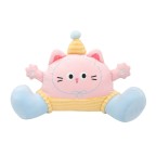 Butterfly-shaped plush lumbar support pillow