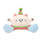 Butterfly-shaped plush lumbar support pillow