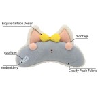 Extra long plush lumbar support pillow