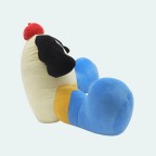 Velvet lumbar support pillow