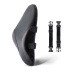 Ergonomic memory foam lumbar support chair cushion