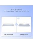Double-layer memory foam cloud-like cervical pillow