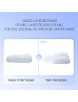 Double-layer memory foam cloud-like cervical pillow