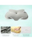 Memory foam mattress pillow for cervical spine correction