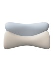 Glacier-shaped memory foam neck pillow
