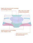 Ergonomic butterfly-shaped memory foam neck pillow