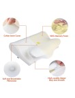 Ergonomic butterfly-shaped memory foam neck pillow