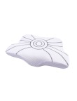 Waveform memory foam neck support pillow