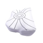 Waveform memory foam neck support pillow