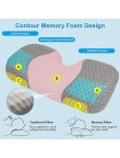 Orthopedic memory foam cervical pillow