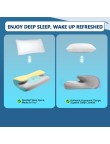 Ergonomic cervical memory foam contour pillow