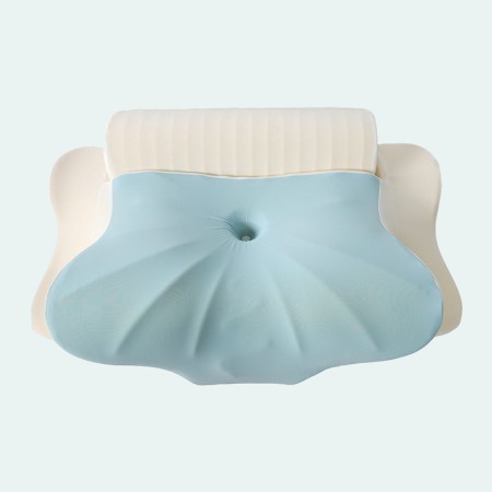 Portable Ergonomic Knitted Memory Foam Pillow