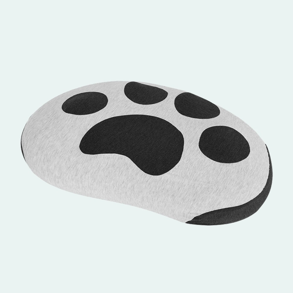 3D contoured zoned knitted memory foam pillow