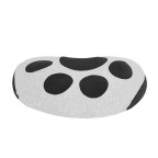 3D contoured zoned knitted memory foam pillow