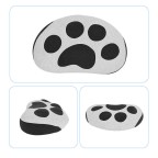 3D contoured zoned knitted memory foam pillow