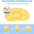 3D contoured zoned knitted memory foam pillow