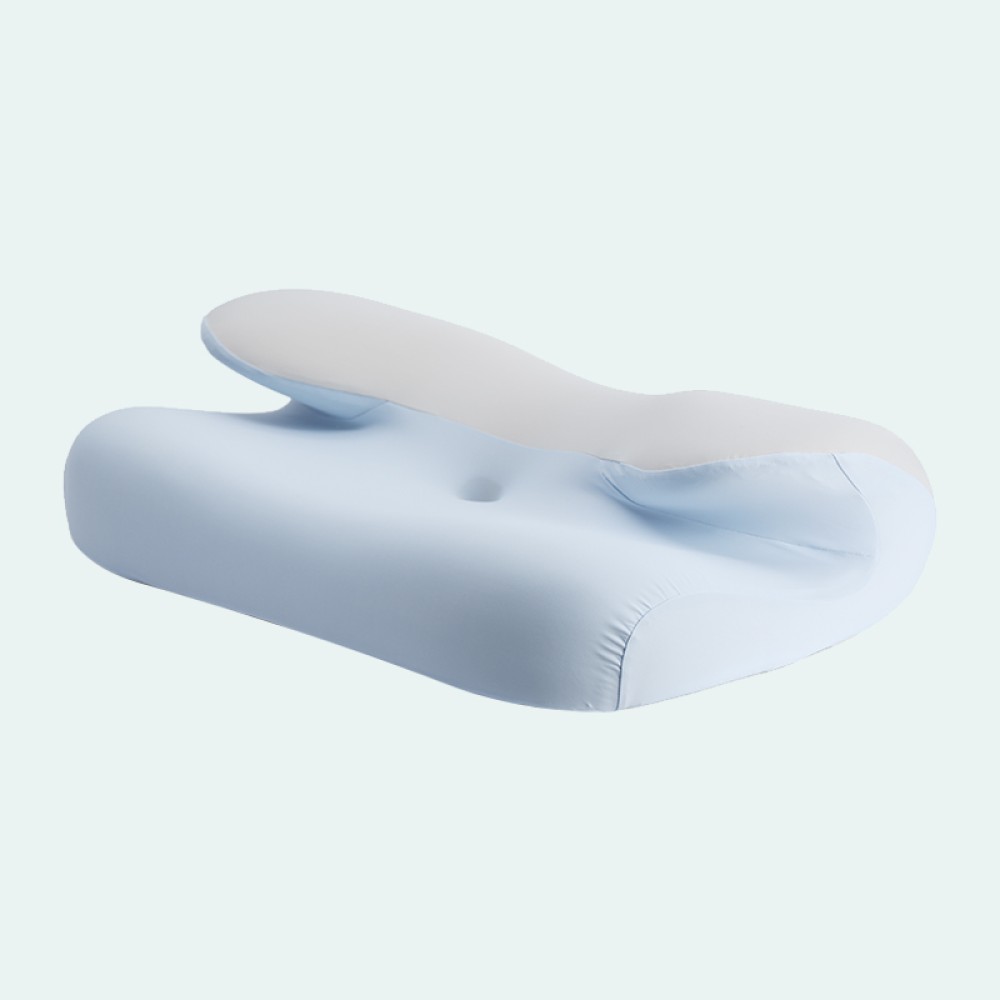 Orthopedic memory foam neck pillow