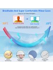 Ergonomic anti-snoring memory foam cervical pillow