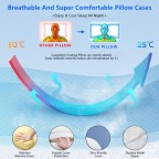 Ergonomic anti-snoring memory foam cervical pillow