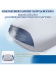 Cat-ear shaped memory foam cervical pillow