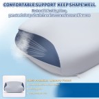 Cat-ear shaped memory foam cervical pillow