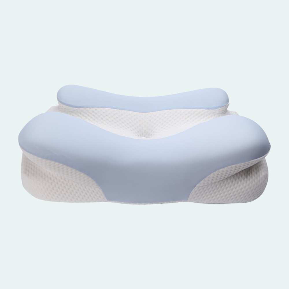 Cervical spine orthopedic memory foam anti-snoring pillow