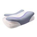 Cervical spine orthopedic memory foam anti-snoring pillow