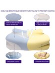 Cervical spine orthopedic memory foam anti-snoring pillow
